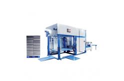 China Double Palletizing Paper Flipping Machine Auto Stacker For Packaging Industry supplier