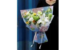 China 70gsm Printed Florist Wrapping Paper Waterproof for Bouquet supplier