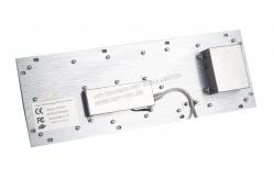 China Stainless Steel Industrial Keyboard With Touchpad  / Rugged  Keyboard supplier