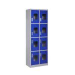 8 Door Cyber lock Metal Storage Locker Cabinet for sale