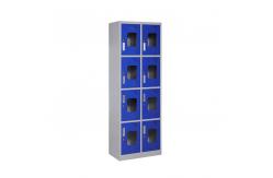 China 8 Door Cyber lock Metal Storage Locker Cabinet supplier