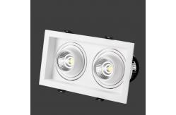 China Square Double Head 1920lm Surface Mounted Spotlight Anti Glare supplier