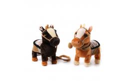 China Skin Friendly Electric Movement Short Plush Pony Toy supplier