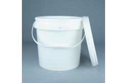 China Industries 9 Liter Plastic Packaging Container With Handle And Lid supplier