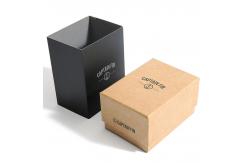 China CMYK Rectangle Lid And Base Box Cardboard Paper Empty Wrist Watch Packaging Box supplier