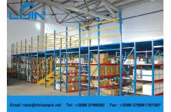 China Orange , blue metal Rack Supported Mezzanine System Powder Coated Finish supplier