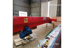 China 10ton single beam overhead crane for warehouse workshop use supplier