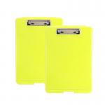 Writable Plastic A4 Document Box Transparent Storage Box Silk Printed 24x35cm