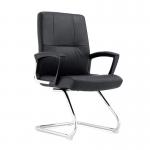 Ergonomic Leather Office Chair Executive Mid-back Visitor Chair for sale