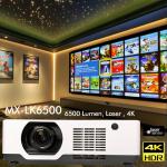 4K High Brightness 6500 Lumen Home Cinema Projector With HDR10 For Home Cinema for sale