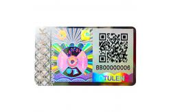 China Vinyl QR Code Hologram Tamper Evident Security Labels supplier