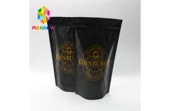 China Stand Up Plastic Pouches Packaging Coffee Bag With Zipper And Valve supplier
