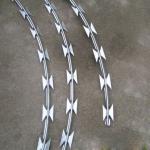 ISO9001 Stainless Steel pvc coated  Razor Barbed Wire Fencing 5m To 15m for sale