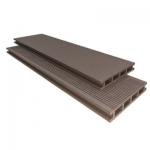 Brushed Surface WPC Flooring Ensuring Safety for Indoor and Outdoor Spaces 21*145 mm for sale