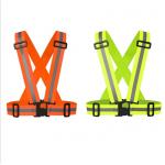Heavy Duty High Visibility Reflective Belt Green Neon Purple Motorcycle Cross Elastic Belt Kid Jogging for sale
