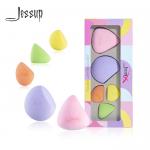 Jessup 5pcs 47g Makeup Puff Sponge Colorful Multifunctional for sale