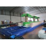 Palm trees slope inflatable water slide 2017 China inflatable water slide with pool