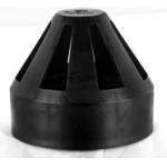 PN6 75mm 110mm 160mm HDPE Draining Fittings Siphon Permeable Cap for sale