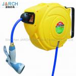 Electric Retractable Hose Reel Drums ABS Plastic PU Mesh Automatic Air Water Applied for sale