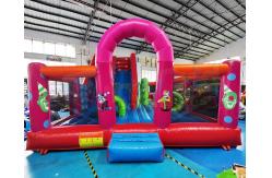 China Plato Inflatable Bounce House Combo Amusement Park Bouncy Castle Slide supplier