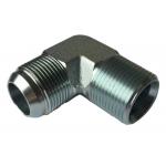 90 Degree Hydraulic Pipe Fittings Adaptor Elbow Jic Male * NPT Male Carbon Steel for sale