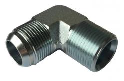 China 90 Degree Hydraulic Pipe Fittings Adaptor Elbow Jic Male * NPT Male Carbon Steel supplier