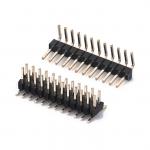 2.0mm Pitch H2.0mm Single Row Pin Header Connector 1 - 40 Pin Right Angle Dip for sale