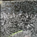 Colorful Double Glue Chip Textured Tempered Glass 3MM 4MM 5MM Kasumi for sale