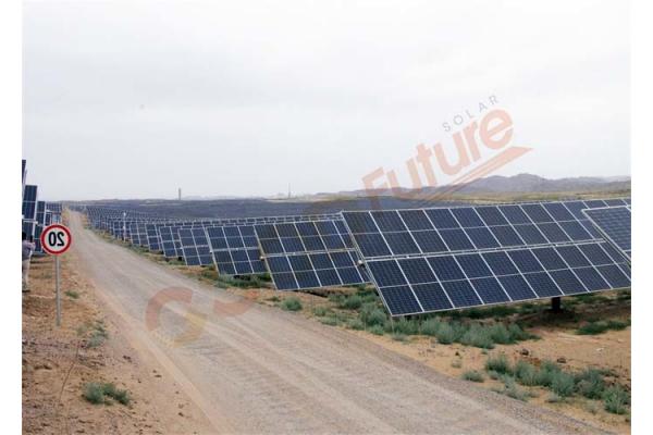 Single Axis Smart Solar Tracking System 50m/S Max 90 Modules Per Tracker