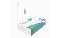 China 99% Accuracy SARS-CoV-2 Antigen Self Test Kit 70mm 1 Test/Box supplier