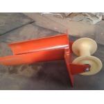 Split Lock Roller Guide Cable Reel Roller Bell Mouth Type with Nylon Wheel for sale