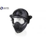 TPU PC Lens High Cut Ballistic Helmet Accessories With Face Shield for sale