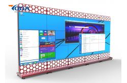 China Intelligent LCD Video Wall Display 3X3 3.5mm Bezel Split Screen supplier