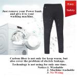 7.4V 2.2Ah Heated Thermal Pants 100% Polyester Anti Wrinkle for sale