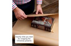 China Brown 80GSM 90GSM Custom Printed  Kraft Paper Roll Virgin Pulp supplier