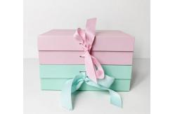 China Rectangle Plain Custom Magnetic Box Folding Magnetic Magnet Packaging Cardboard Gift Box supplier