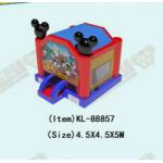 Commercial Inflatable Bounce House With Mickey Mouse Patterns