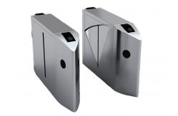 China RFID / Fingerprint / Barcode Reader Flap Barrier Gate For Entrance System supplier