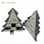 XL Packaging Custom Packaging Box Factory Countdown To Christmas With Luxury Gifting Exquisite 12/14-Drawer Christmas Tree Advent Calendar Custom Drawer Box Packaging With Gold Foil Accents