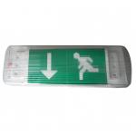 220V 3 Hours Operation Led Emergency Exit Sign With Green Escaping Sticker , CE Standard for sale