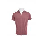 180GSM 100% Polyester V Neck Polo T-Shirt For Men Dry Fit for sale