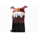 PVC Inflatable Christmas Decorations Santa Cartoon , Customized Merry Christmas Inflatable Cartoon for sale