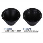 9 Inch Black Melamine Rice Bowl in Glaxy Series with Custom Pattern for sale