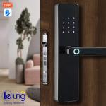 Red Bronze Zinc Alloy Tuya TTlock Smart Lock For Steel Door for sale
