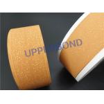 Yellow Cork Printing 52mm Width Tipping Paper For Cigarettes Production for sale