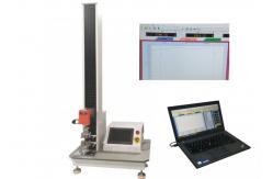 China Single Column Tension Testing Machine With Tensile Grip 500kg Force supplier