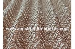 China Waved 316L Corrugations Knitted Wire Mesh supplier