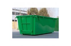 China Carbon Steel Flat Pack Skip Bin Large Scale Garbage Disposal Crane Lift Bin supplier