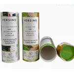 Round Kraft Paper Cardboard Tea Boxes Cardboard Tube Box For Food Tea Leaves for sale
