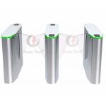 12V Level Signal Stainless Steel Turnstiles Flap Gate Barrier 1.5mm Housing for sale